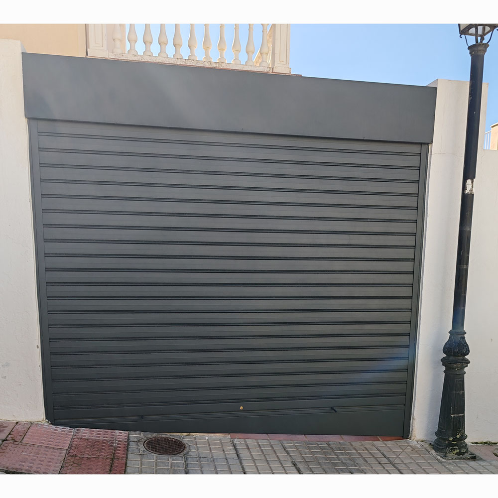 Puerta enrollable metálica para garaje